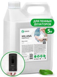 Грасс Жидкое мыло "Milana мыло-пенка" канистра 5 кг (125362)