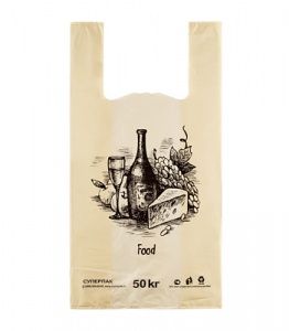 Пакет майка 30х55 (17) Food Суперпак